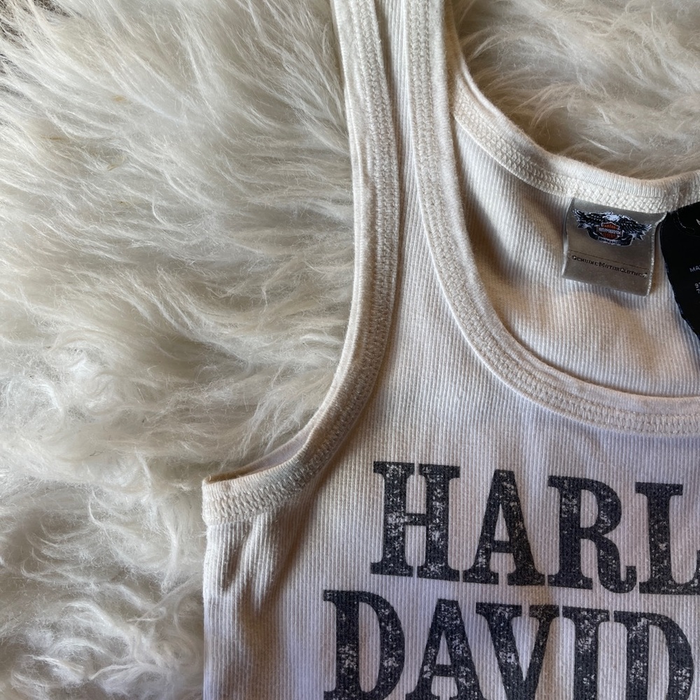 Harley-Davidson White Tank Top - Picture 5 of 7